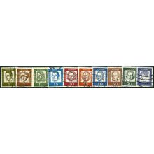 1961/1964 10 different values - fine used (o)