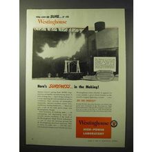 1950 Westinghouse High-Power Laboratory Ad