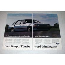 1985 Ford Tempo Car Ad - Forward Thinking!