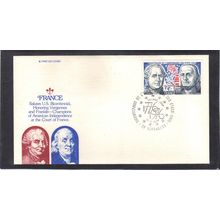 FDC Int'l France Honoring USA Bicentennial (Cachet-U/A) CV01050