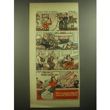 1946 Kleenex Tissues Ad - Little Lulu is all Ears