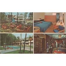 Quebec Hotel-Motel Henri IV Swimming Pool Canada Postcard