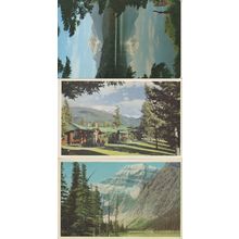 The Cottages at Jasper Park Lodge 3x Canada Colour 2x Postcard