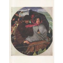 Fort Maddox Brown The Law Of England Painting Postcard