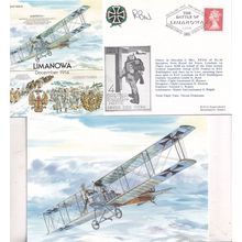Limanowa Battle Of R Bond RAF Pilot Hand Signed WW1 FDC