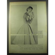 1955 Bonwit Teller Dress by Will Steinman Advertisement - Ivory Modern