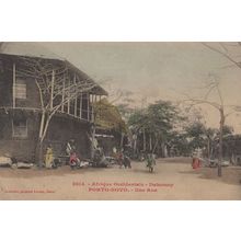 Dahomey Africa Dakar Antique Une Rue African Street Old Postcard