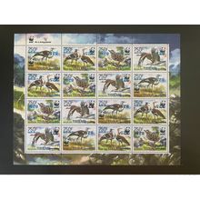 Togo 2014/2019 ERROR INVERTED OVERPRINT Faune Birds Oiseaux Vögel Panda WWF