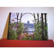 PONT DES ARTS, PARIS FRANCE used postcard 2002 pm =