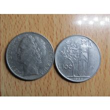 Italy 1966 100 Lire Coin
