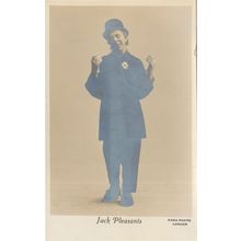 Jack Pleasants The Bashful Yorkshire Comedian Antique Theatre Postcard