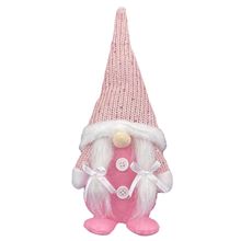 Woodside Home Living Christmas Decoration - Pink Gonk Lady