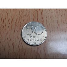 Norway 1993 50 Ore Coin