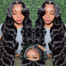 24 Inch 5X5 HD Lace Closure Wigs Human Hair Wear and Go Glueless Wigs Human Hair
