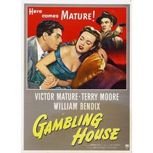 Gambling House (1951)_1 Movie Film Poster Canvas iconic design