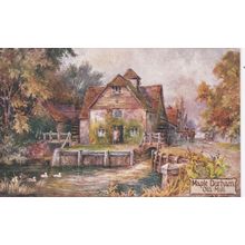 ED 252 MAPLE DURHAM -OLD MILL. PRINTED ART CARD