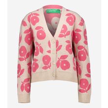UNITED COLORS OF BENETTON Beopt Flower W Cardigan NEW