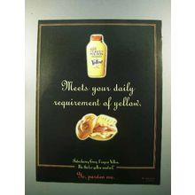 2001 Grey Poupon Yellow Mustard Ad - Daily Requirement