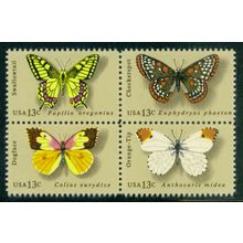 1712-1715 13c Butterflies Fine MNH Plt/12 LR 37830-35 L09670