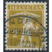 William Tell's Son: 2c Type II - Switzerland 1910 - FH - MiNr 111II (B)