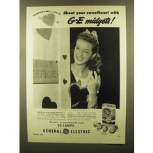 1950 General Electric Photoflash Lamps Ad - Sweetheart