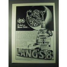 1969 Lang's 8 Scotch Ad - If She's a Moon Child