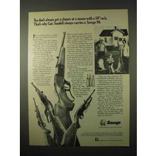 1974 Savage 110-C, 99-A, 99-C and 170 Pump Rifles Ad