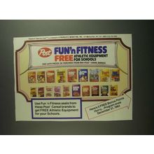 1984 Post Cereal Ad - Fun'n Fitness