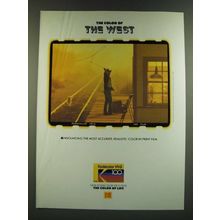 1986 Kodak Kodacolor VR-G Film Ad - The Color of the West