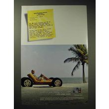 2001 GM MasterCard Credit Card Ad - Charging Toward