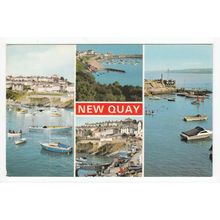 Multiview of New Quay Cardiganshire Postcard 2612