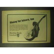 1965 Martins Bank Limited Ad - Money for leisure, too