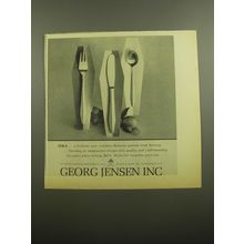 1960 Georg Jensen Inka Flatware Advertisement