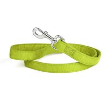 Comfort Microfiber Flat Dog Leash Green 3/8" 6ft