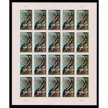 Edgar Rice Burroughs Sheet of 20 Current Rate Stamps 4702