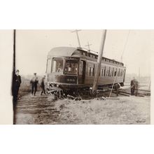 Disaster Train Accident Crash Chicago Northern Indiana Railway Old USA Postcard