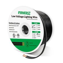 FIRMERST 12/2 Low Voltage Wire Outdoor Landscape Lighting Cable 200 Feet