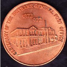 1972 Australia Medallion Centenary of Brisbane General Post Office