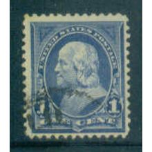 Used 264 1c Benjamin Franklin Fine Plus M02897