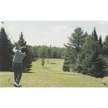 Pinestone Inn Country Club Canada Canadian Golf Golfing Course Golfer Postcard