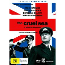 The Cruel Sea DVD | Jack Hawkins | Region 4