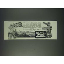 1946 British Columbia Canada Ad
