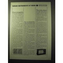 1964 Varian Instruments Ad - FIELDIAL regulator, G-40 Recorders