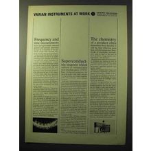 1964 Varian Instruments Ad - X-4120 Magnet
