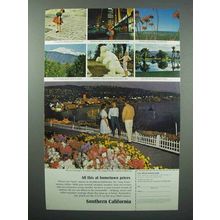 1966 Southern California Tourism Ad - All This At Hometown Prices