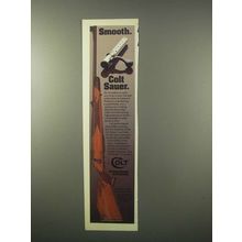 1980 Colt Sauer Rifle Ad - Smooth!