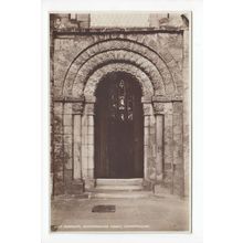 West Doorway Dunfermline Abbey Postcard Fife