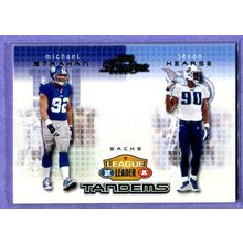 2002 Playoff Prestige League Leader Tandems #LL20 Kearse-Strahan FB