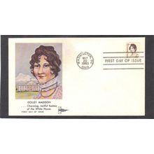 FDC Gill Craft 1822 15c Dolley Madison (Cachet-U/A) CV40677
