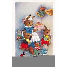 Old London Punch & Judy Postcard